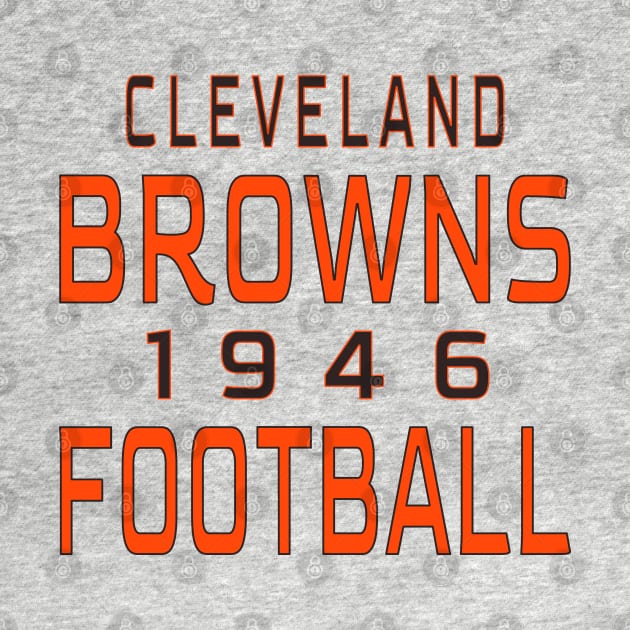 Cleveland Browns 1946 Football Classic by Medo Creations